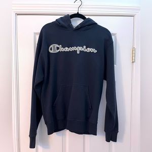 🔵⭐️ CHAMPION NAVY MENS HOODIE/SWEATSHIRT SIZE MEDIUM ⭐️🔵
